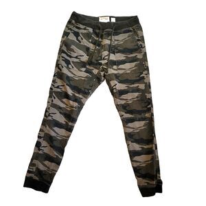 Abercrombie & Fitch Pants Mens Large Green Camouflage Canvas Re-enforced Crotch